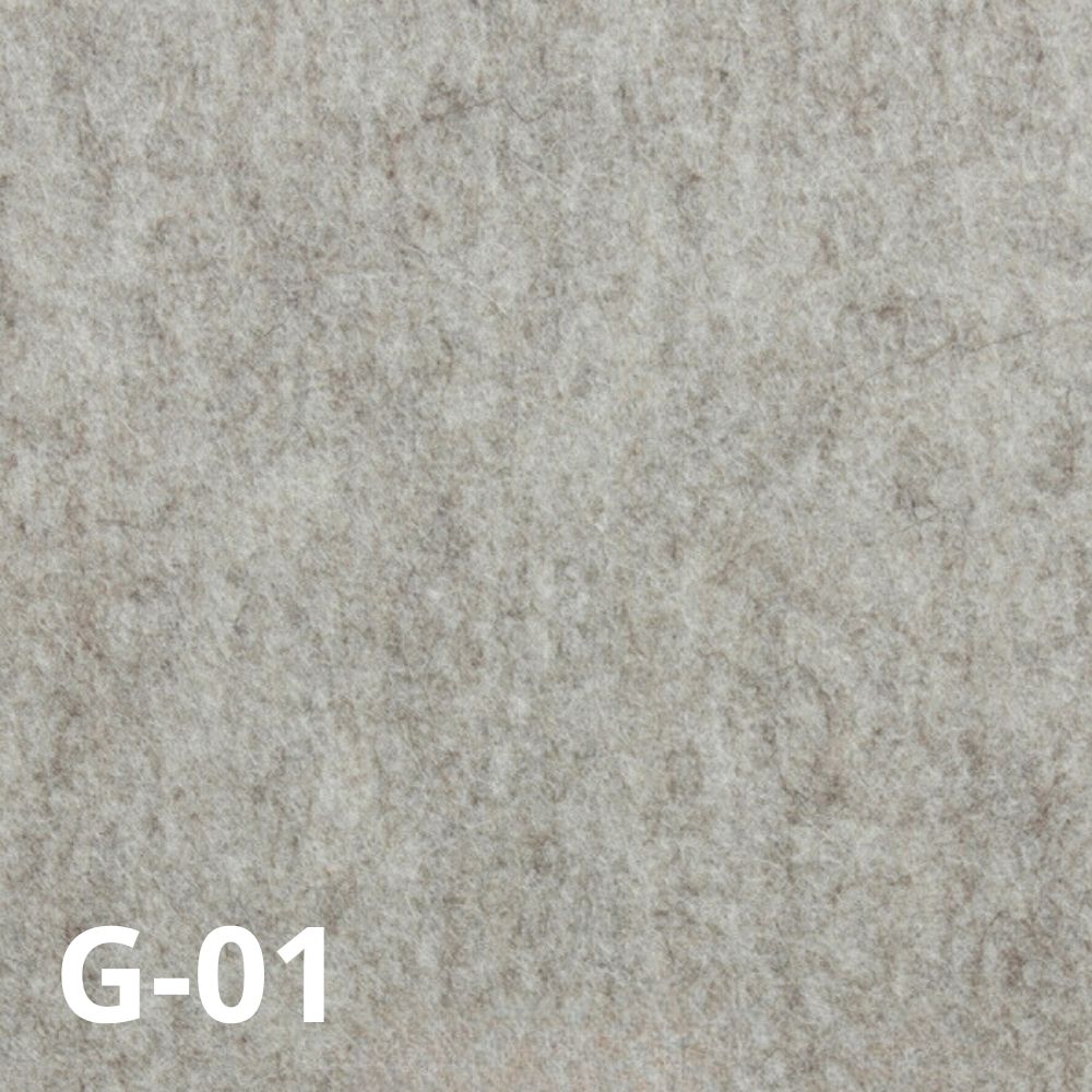 Uldfilt meleret, 3mm og 5mm - Flere farver