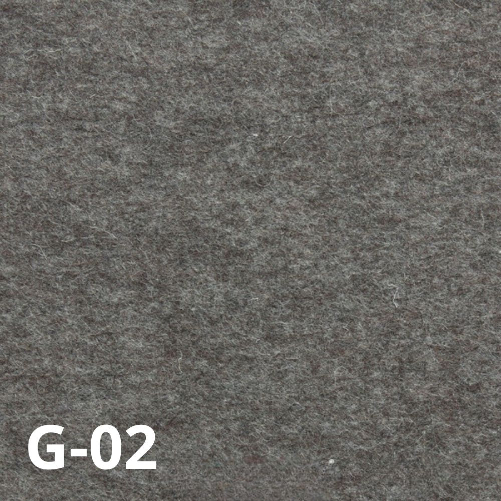 Uldfilt meleret, 3mm og 5mm - Flere farver