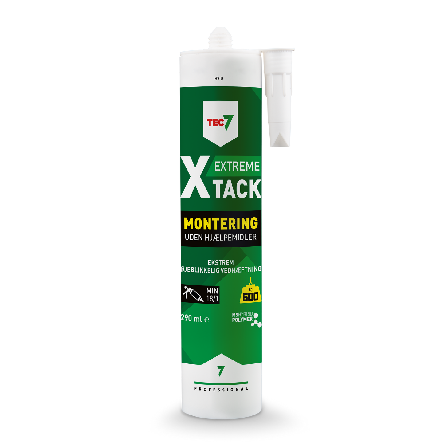 Tec7 X-Tack hvid lim 290 ml